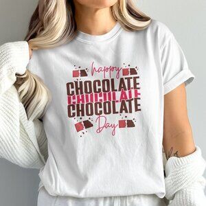 Happy Chocolate Day T-Shirt, Fun Chocolate Lover Shirt